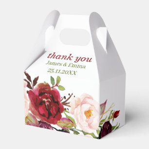 Ballotins Mariage floral élégant personnalisé