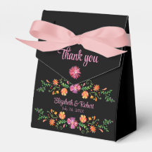 Mariage Floral Fiesta Mexicain Noir
