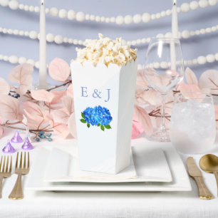 Ballotins Mariage Floral Hydrangea Bleu