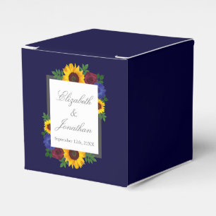 Ballotins Mariage floral Rose de tournesol