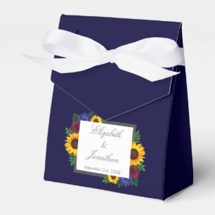 Ballotins Mariage Floral Rose Tournesol