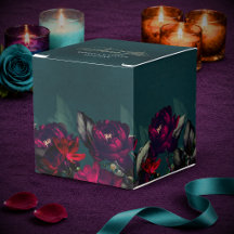 Mariage Floral Turquoise Rouge Foncé Chic et Mauss