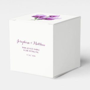 Ballotins Mariage floral violet Calla Lily