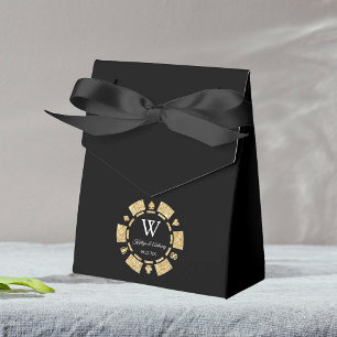 Ballotins Mariage Gold Parties scintillant Poker Chip Casino
