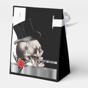 Ballotins Mariage gothique noir et blanc