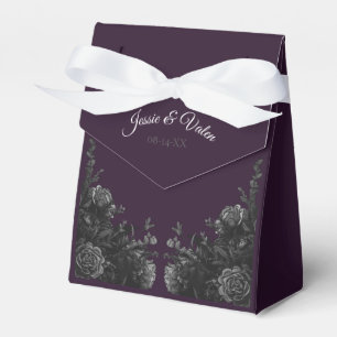 Ballotins Mariage gothique Rose violet noir