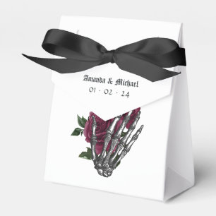 Ballotins Mariage gothique squelette floral de Bourgogne