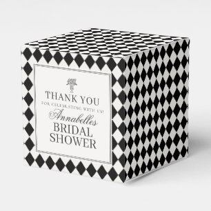 Ballotins Mariage Harlequin Noir à carreaux pour la fête de 