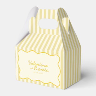 Ballotins Mariage jaune beurre moderne