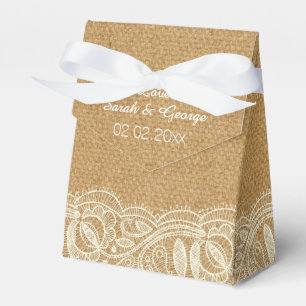Ballotins Mariage Lace et Burlap