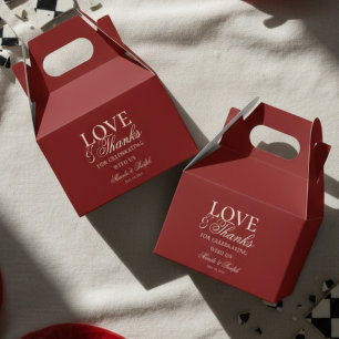 Ballotins Mariage Moderne Ancienne Fortune Gras Rouge Amour 