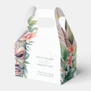 Ballotins Mariage moderne Tiki Mask Beach