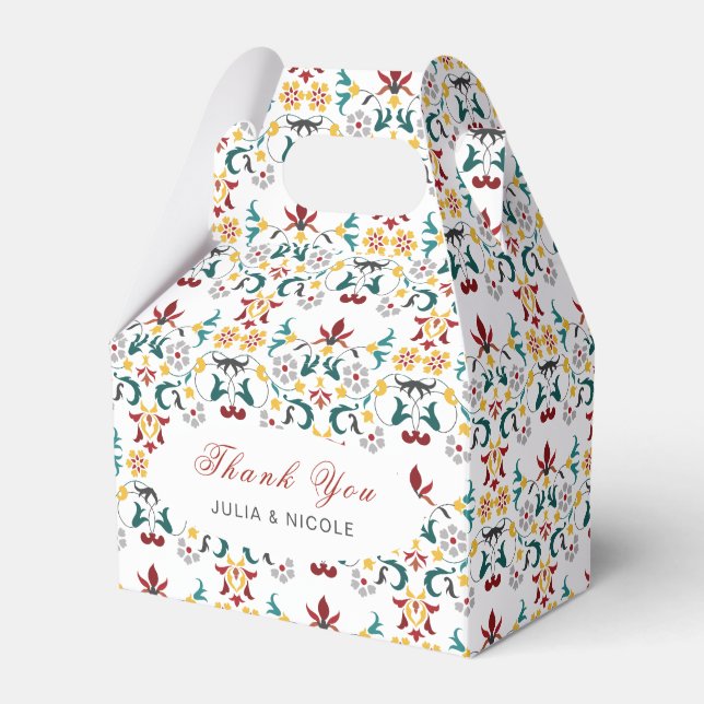 Ballotins Mariage Motif classique complexe de géométrie vint (Verso)