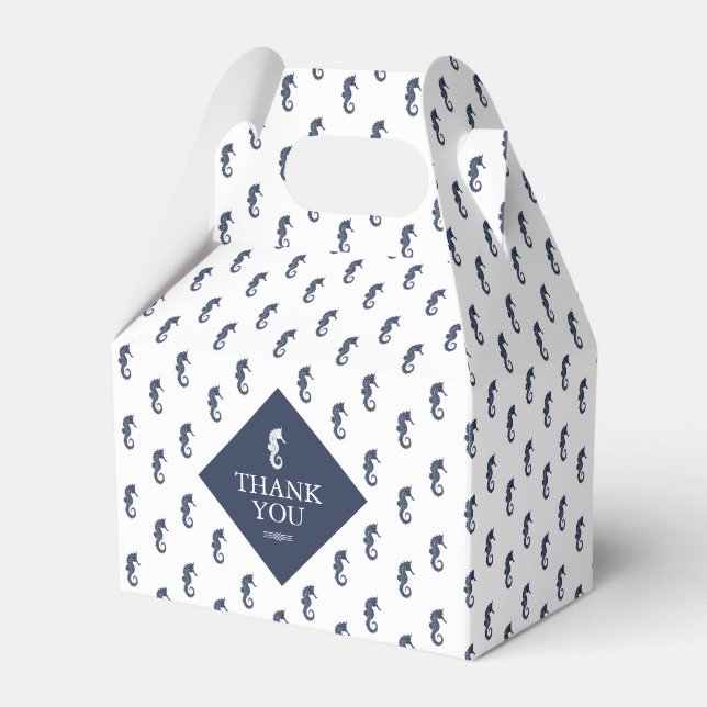 Ballotins Mariage Motif de mer Blue Wave ID836 (Verso)