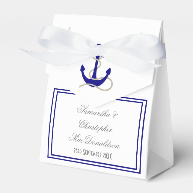 Ballotins Mariage nautique (Verso)
