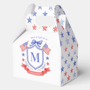 Ballotins Mariage Patriotique Rouge Blanc & Je Fais Monogram