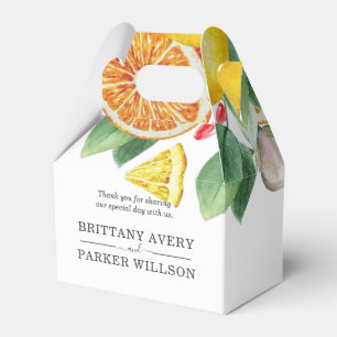 Ballotins Mariage personnalisé Citrus Faveur