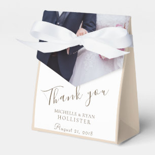 Ballotins Mariage photo Merci personnalisable