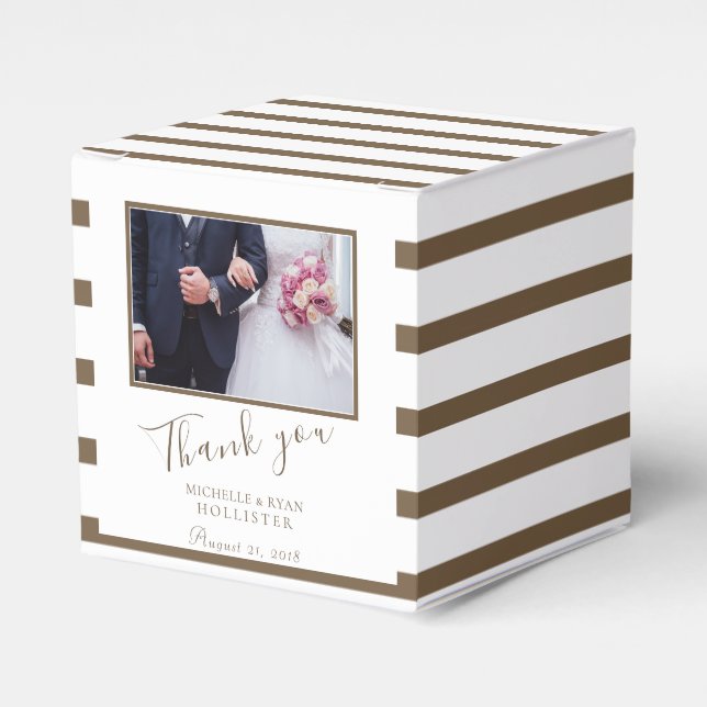 Ballotins Mariage photo Merci personnalisable (Verso)