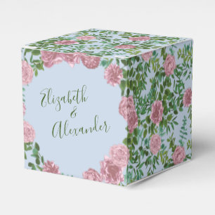 Ballotins Mariage rose bleu Roses floraux