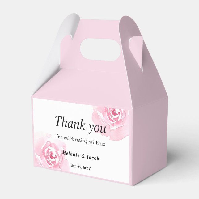 Ballotins Mariage Rose couleur rose (Verso)