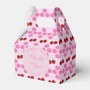 Ballotins Mariage rose Printemps Cerisiers en fleurs et ceri