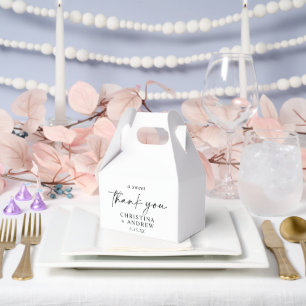 Ballotins Mariage Simple Minimaliste & Moderne