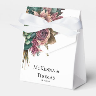 Ballotins Mariage succulent de pivoine rose et verte
