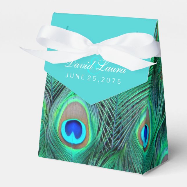 Ballotins Mariage turquoise Blue Peacock (Verso)