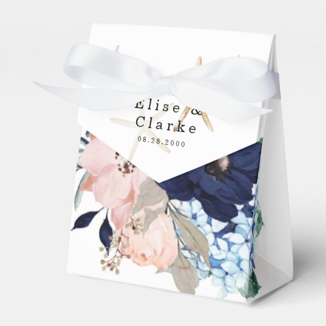 Ballotins Marina Nautique Fleur Marine Blush Mariage rose (Verso)