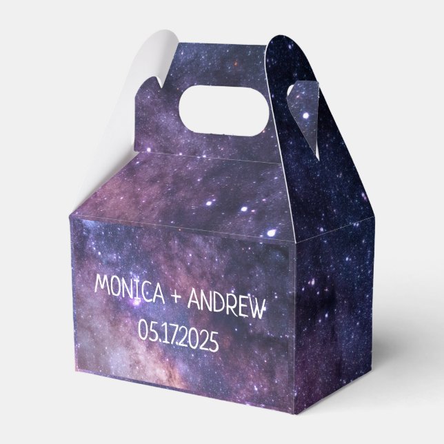 Ballotins Marine Blue Galaxy Starry Night Stars Moderne (Verso)
