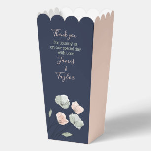 Ballotins ~Marine, Blush, Mariage Sage Ballotin Popcorn