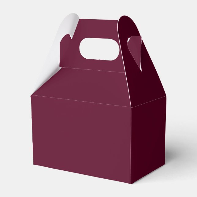 Ballotins Maroon simple minimaliste (Verso)