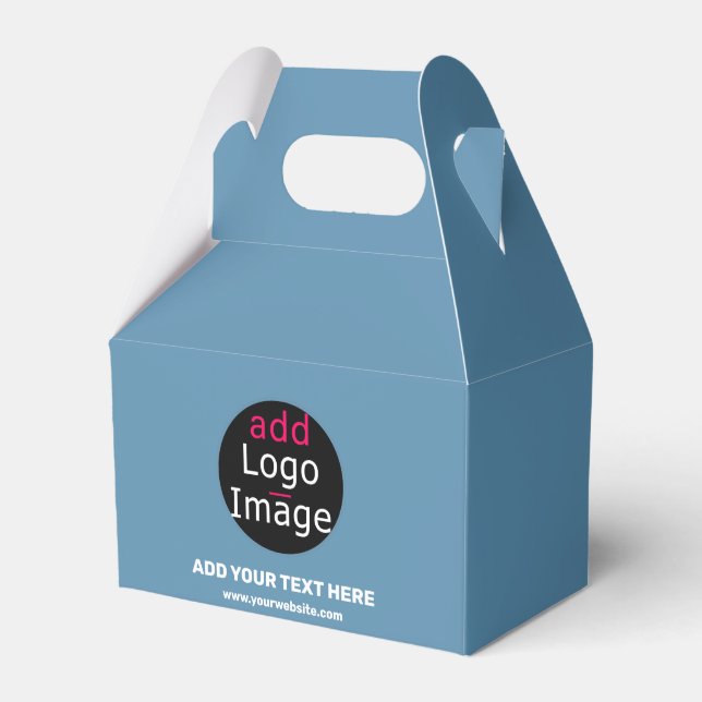 Ballotins Marque d'entreprise personnalisable Dusty Blue (Verso)