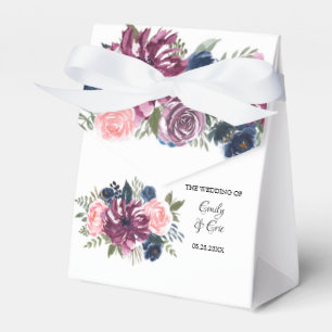 Ballotins Marsala Blush Rose Marine Bleu Mariage Favor Box
