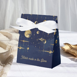 Ballotins Match fait dans le Stars Blue Gold Wedding Favor