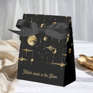 Ballotins Match réalisé dans le Mariage Black Gold des étoil