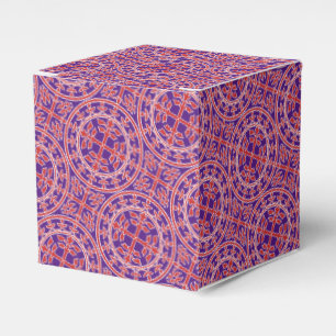 Ballotins Médiéval Rouge Blanc Violet Feuille Romane