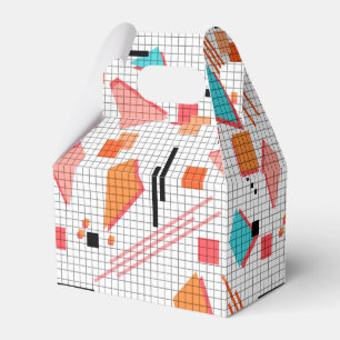 Ballotins Memphis géométrique de l'école sans joint forme