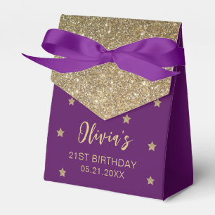 Ballotins Merci Anniversaire Gold Parties scintillant étoile