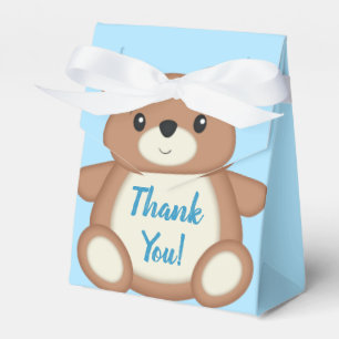 Ballotins Merci bleu Teddy Bear