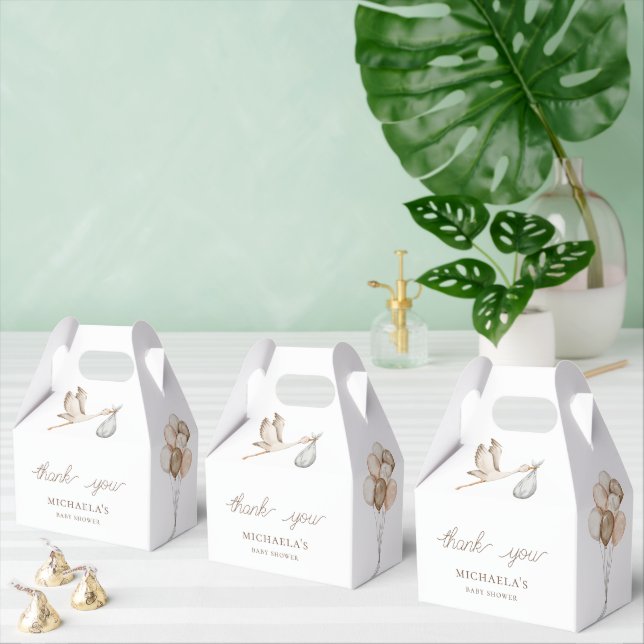 Ballotins Merci Boho Baby shower neutre pour les femmes (Multiple)