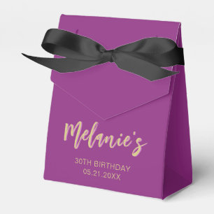 Ballotins Merci d'anniversaire moderne Ballotin rose