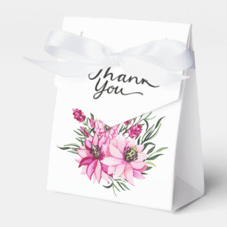 Ballotins Merci d'aquarelle florale
