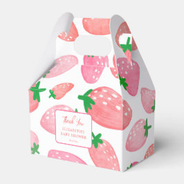 Ballotins Merci de Baby shower Berry Sweet Strawberry