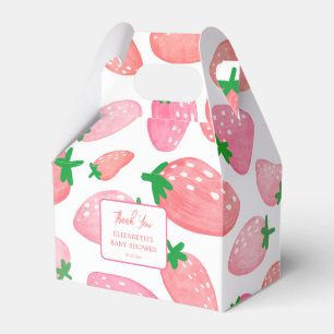 Ballotins Merci de Baby shower Berry Sweet Strawberry