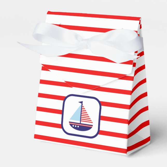Ballotins Merci de Baby shower nautique (Verso)