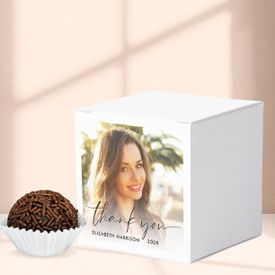 Ballotins Merci de la partie de graduation photo de script c