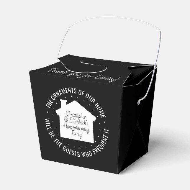 Ballotins Merci de la partie de réchauffement ménager noir e (Verso)
