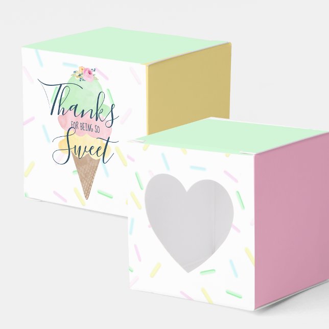 Ballotins Merci d'être si doux boîte cadeau de crème de glac (Créateur téléchargé)